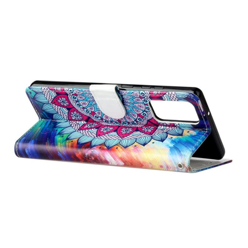 Folio Deksel Samsung Galaxy Note 20 Konge Mandala Anti-fall