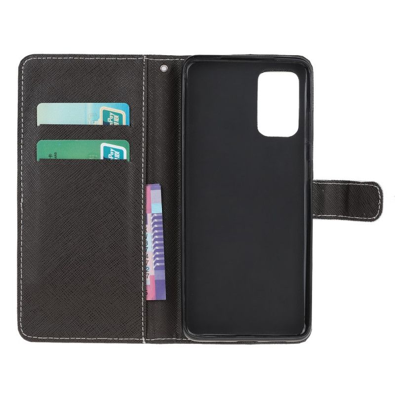 Folio Deksel Samsung Galaxy Note 20 Pandarom Med Tanga