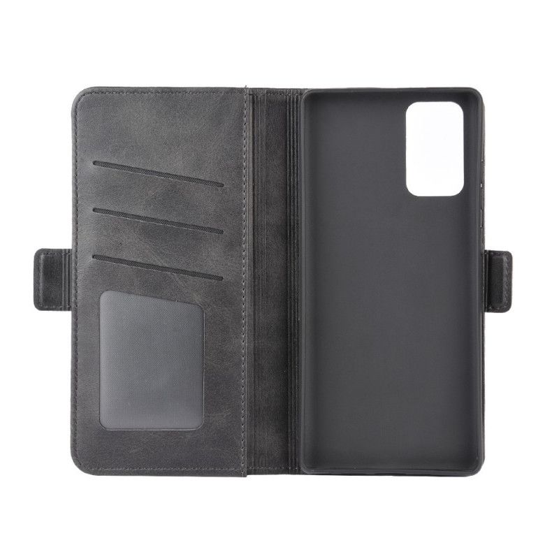 Folio Deksel Samsung Galaxy Note 20 Svart Magnetisk Lukking