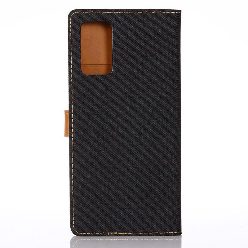 Folio Deksel Samsung Galaxy Note 20 Svart Oxford