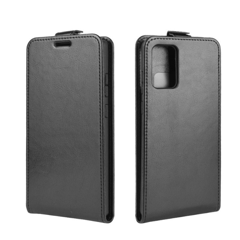 Folio Deksel Samsung Galaxy Note 20 Svart Sammenleggbar Skinneffekt