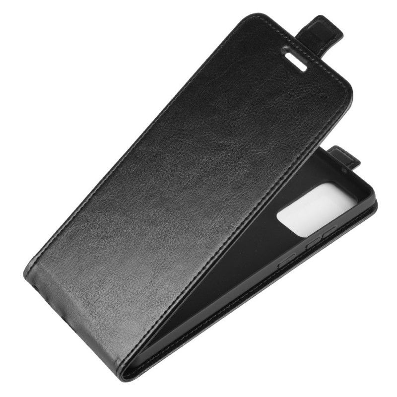 Folio Deksel Samsung Galaxy Note 20 Svart Sammenleggbar Skinneffekt