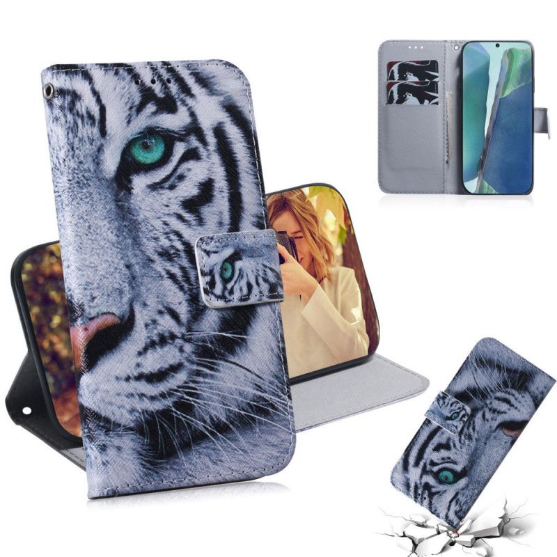 Folio Deksel Samsung Galaxy Note 20 Tigeransikt