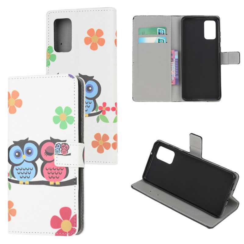 Folio Deksel Samsung Galaxy Note 20 Ugler