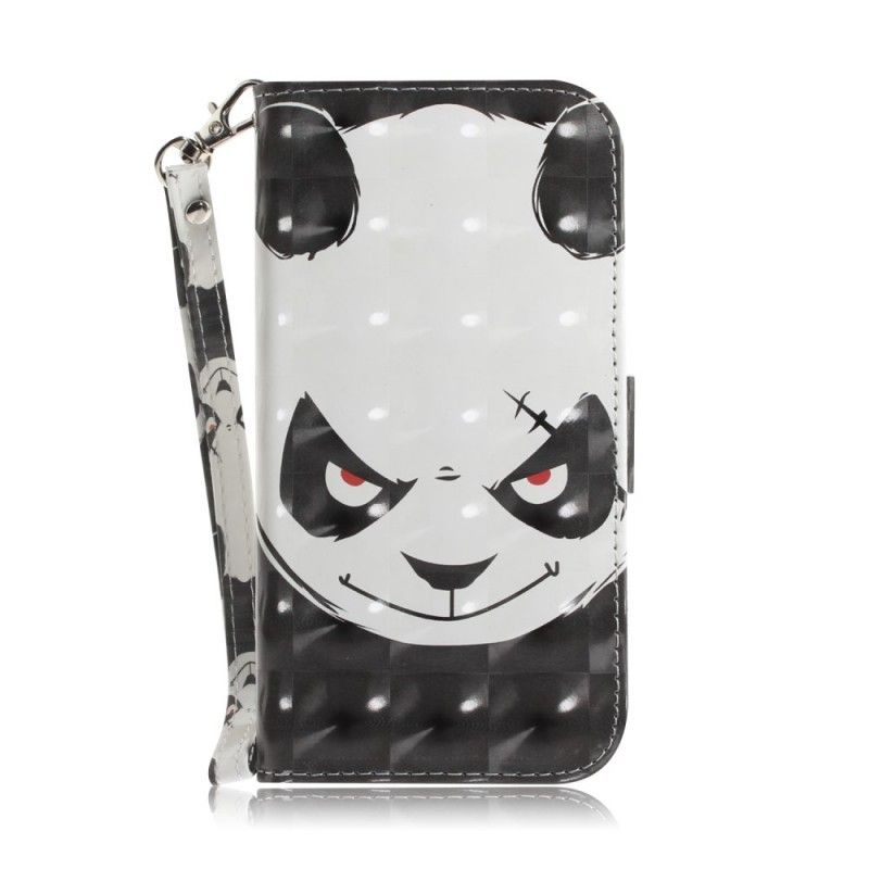 Lærdeksel Folio Deksel Huawei P Smart Z Mobildeksel Sint Panda Med Tanga