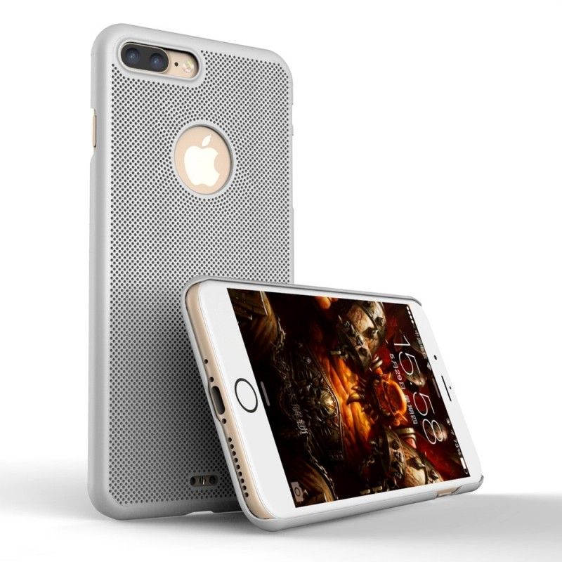 Deksel iPhone 7 Plus / 8 Plus Golden Metall Loopee-Serie