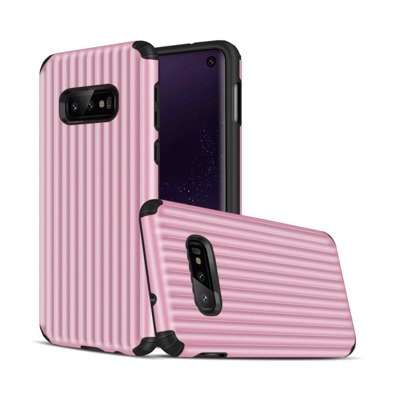 Deksel for Samsung Galaxy S10e Koffert Av Karbonfiber