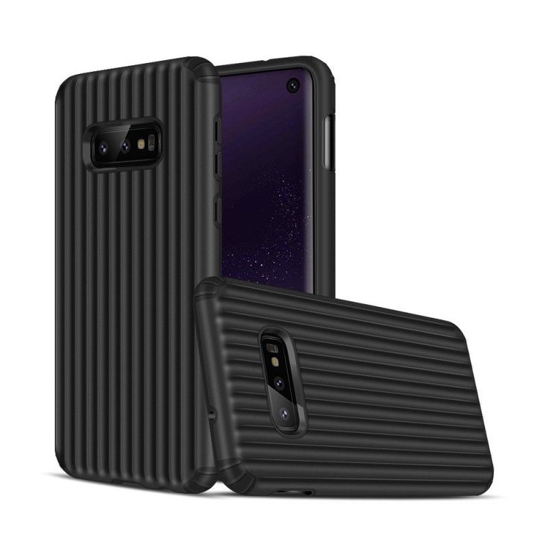 Deksel for Samsung Galaxy S10e Koffert Av Karbonfiber