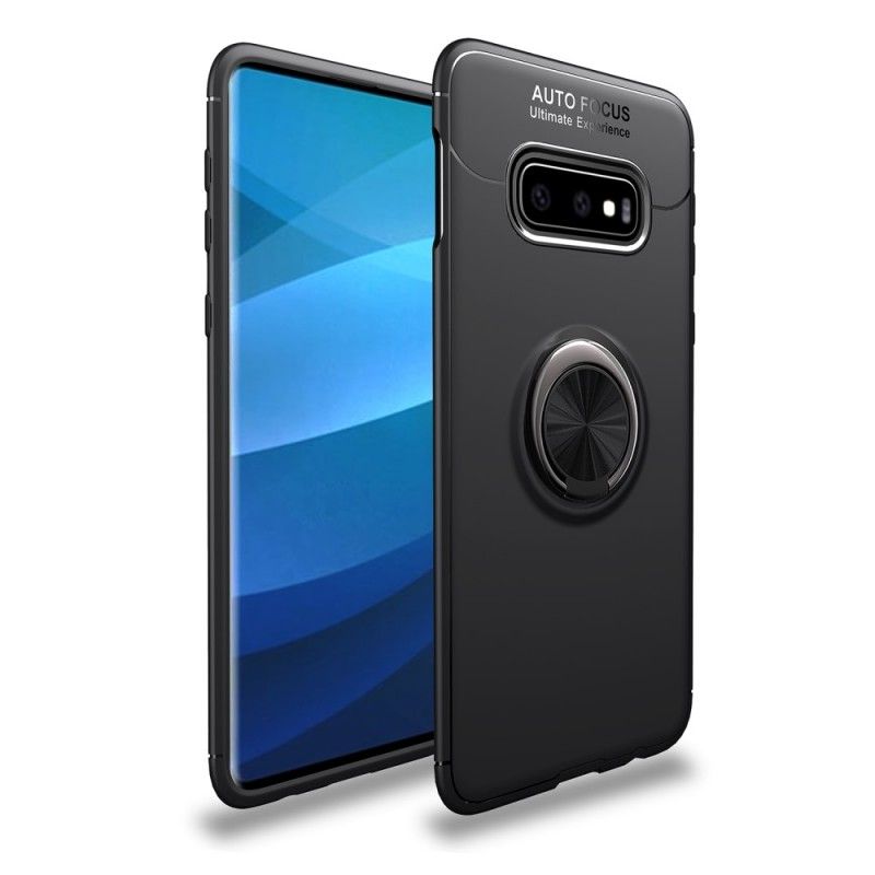 Deksel for Samsung Galaxy S10e Svart Roterende Ring