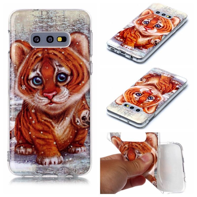 Deksel Samsung Galaxy S10e Baby Tiger