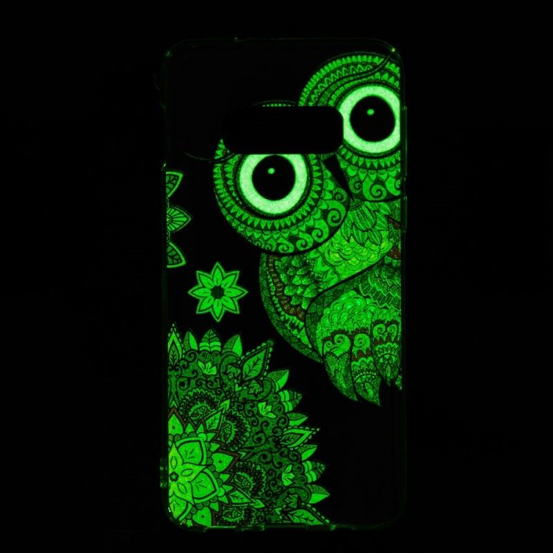 Deksel Samsung Galaxy S10e Fluorescerende Mandalaugle Beskyttelse