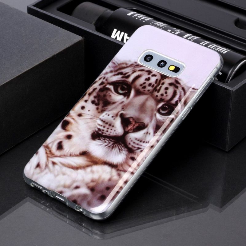 Deksel Samsung Galaxy S10e Kongelig Tiger Anti-fall