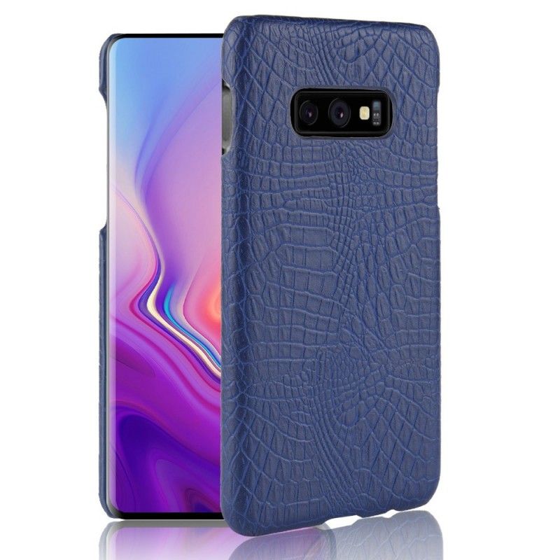 Deksel Samsung Galaxy S10e Svart Krokodillehudeffekt