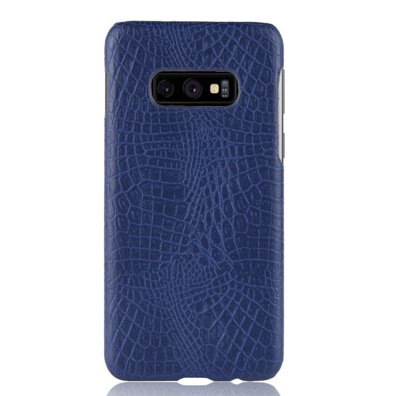 Deksel Samsung Galaxy S10e Svart Krokodillehudeffekt