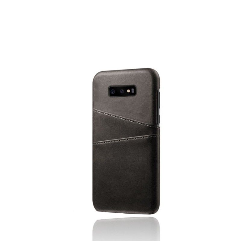 Deksel Samsung Galaxy S10e Svart Mobildeksel Kortholder