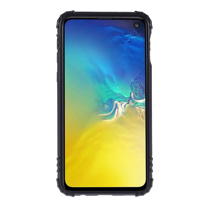 Deksel Samsung Galaxy S10e Svart Ring Og Karbonfiber