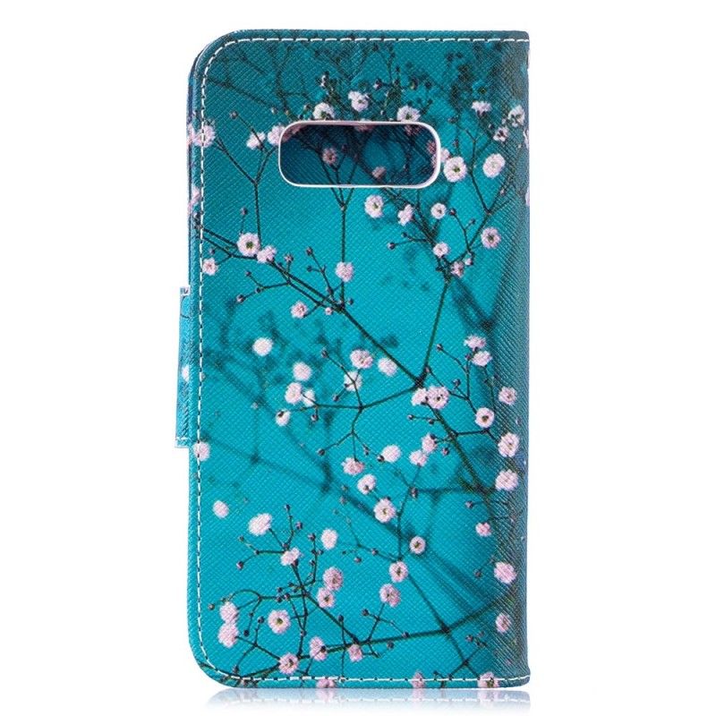 Folio Deksel for Samsung Galaxy S10e Blomstrende Tre