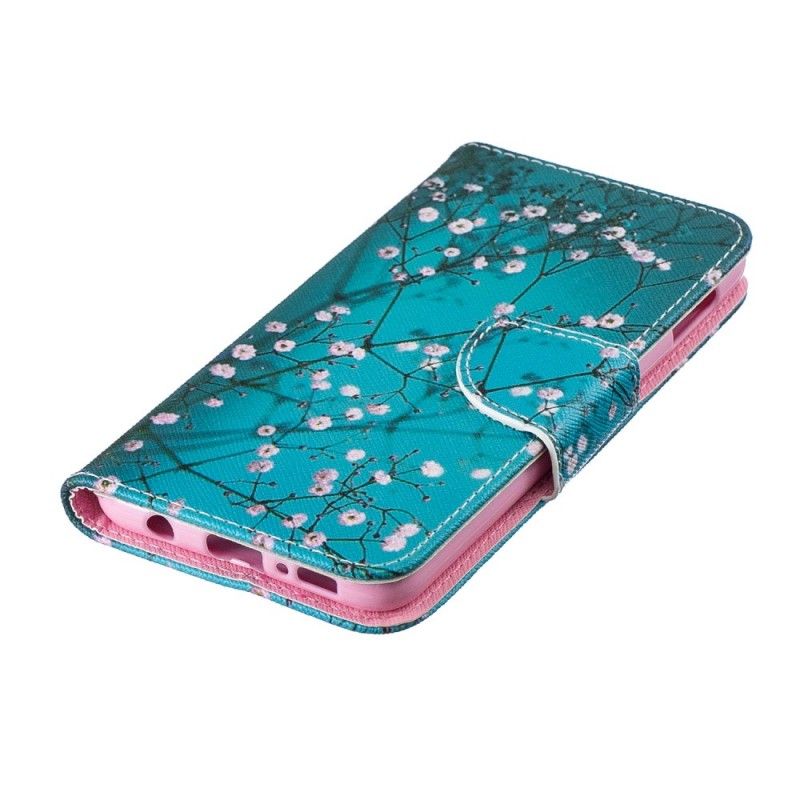 Folio Deksel for Samsung Galaxy S10e Blomstrende Tre