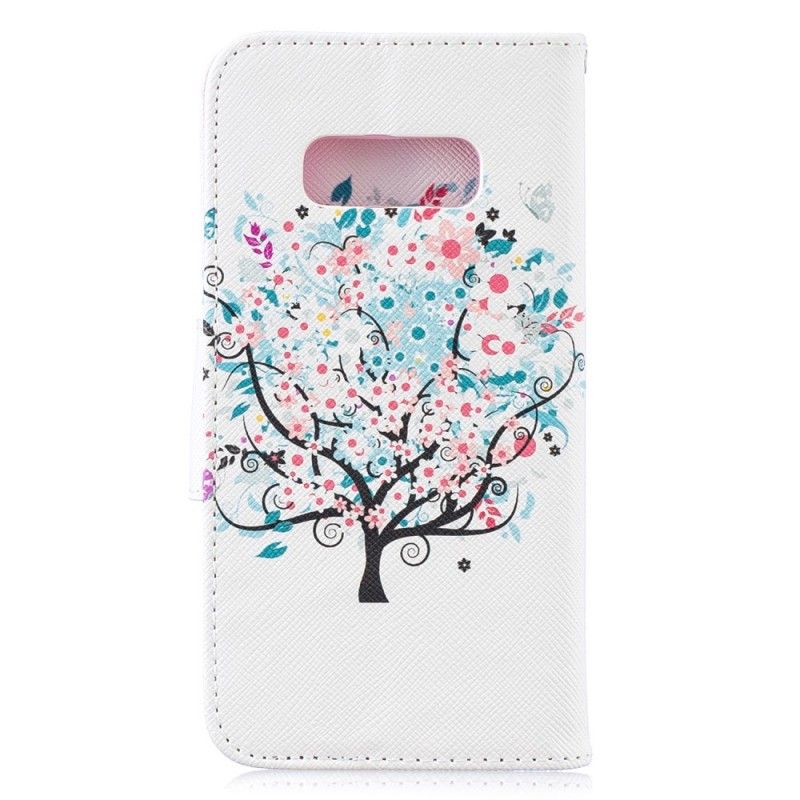 Folio Deksel for Samsung Galaxy S10e Blomstret Tre