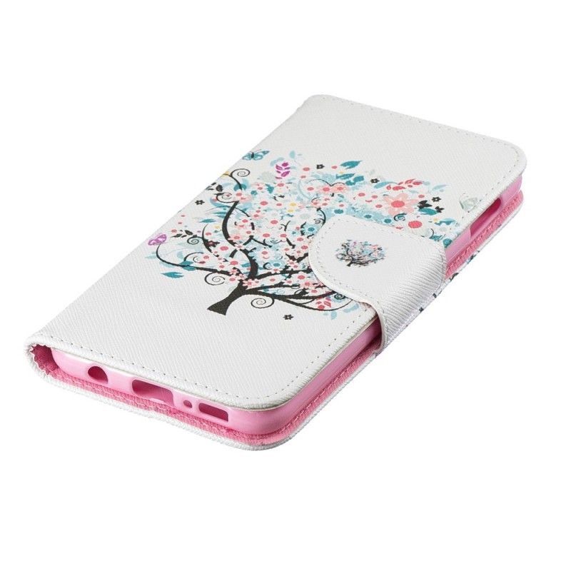 Folio Deksel for Samsung Galaxy S10e Blomstret Tre