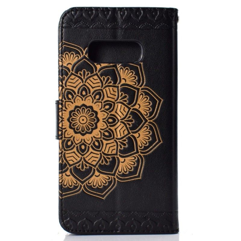 Folio Deksel Samsung Galaxy S10e Elegant Mandala Beskyttelse