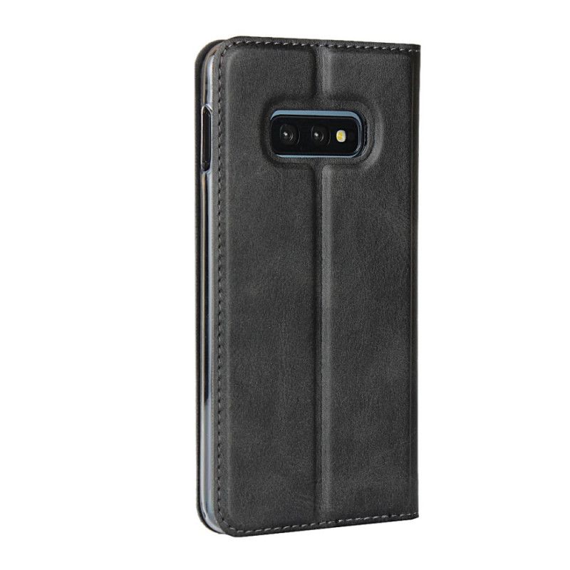 Folio Deksel Samsung Galaxy S10e Svart Mobildeksel Ultra Finesse