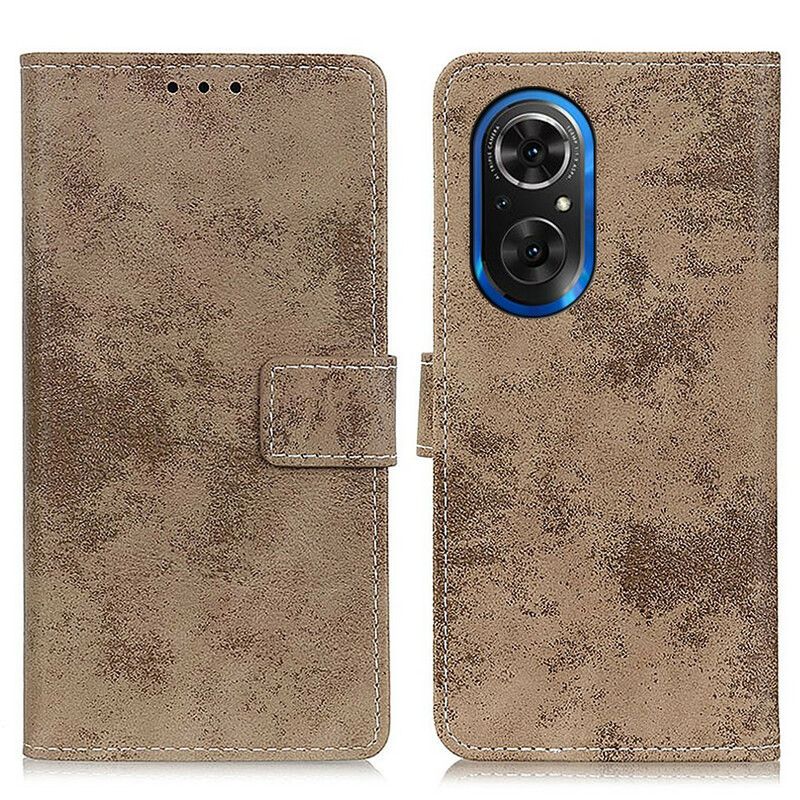 Folio Deksel Honor 50 Se Vintage Skinneffekt