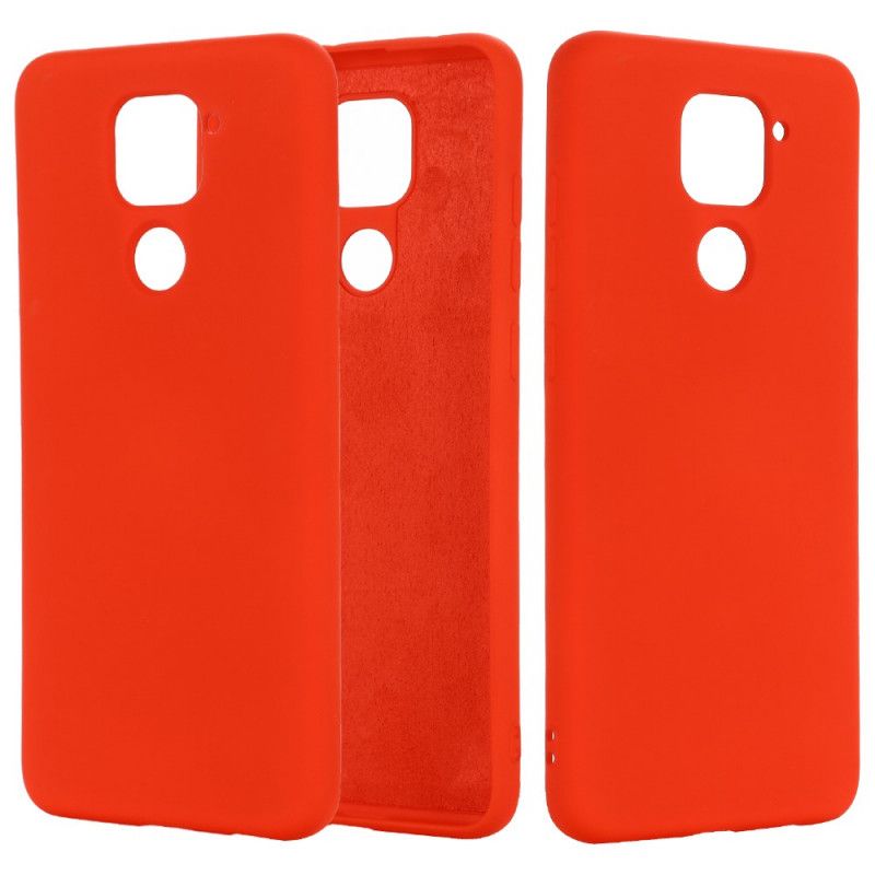 Deksel for Xiaomi Redmi Note 9 Svart Flytende Silikon Design