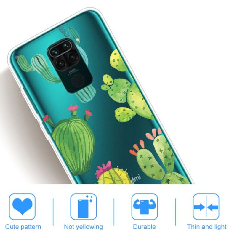 Deksel Xiaomi Redmi Note 9 Akvarellkaktus