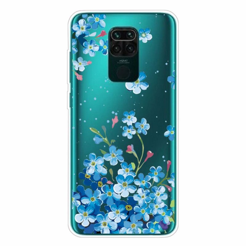 Deksel Xiaomi Redmi Note 9 Bukett Med Blå Blomster