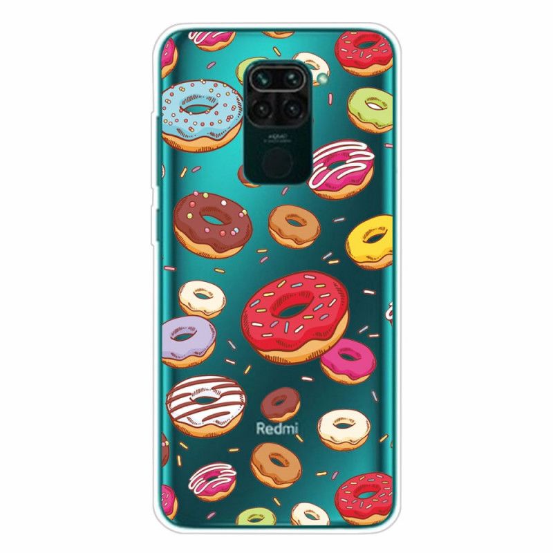 Deksel Xiaomi Redmi Note 9 Mobildeksel Kjærlighetsdoughnuts