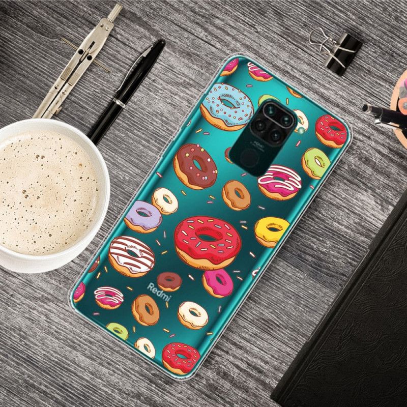 Deksel Xiaomi Redmi Note 9 Mobildeksel Kjærlighetsdoughnuts