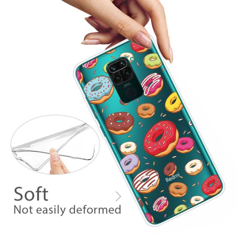 Deksel Xiaomi Redmi Note 9 Mobildeksel Kjærlighetsdoughnuts