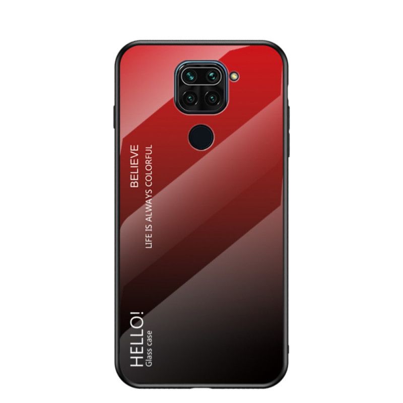 Deksel Xiaomi Redmi Note 9 Svart Hei Herdet Glass