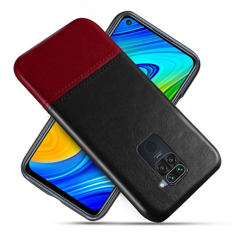 Deksel Xiaomi Redmi Note 9 Svart Ksq Tofarget Skinneffekt