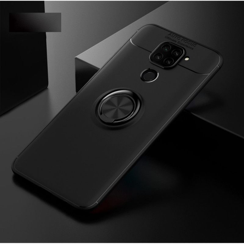 Deksel Xiaomi Redmi Note 9 Svart Roterende Ring Beskyttelse