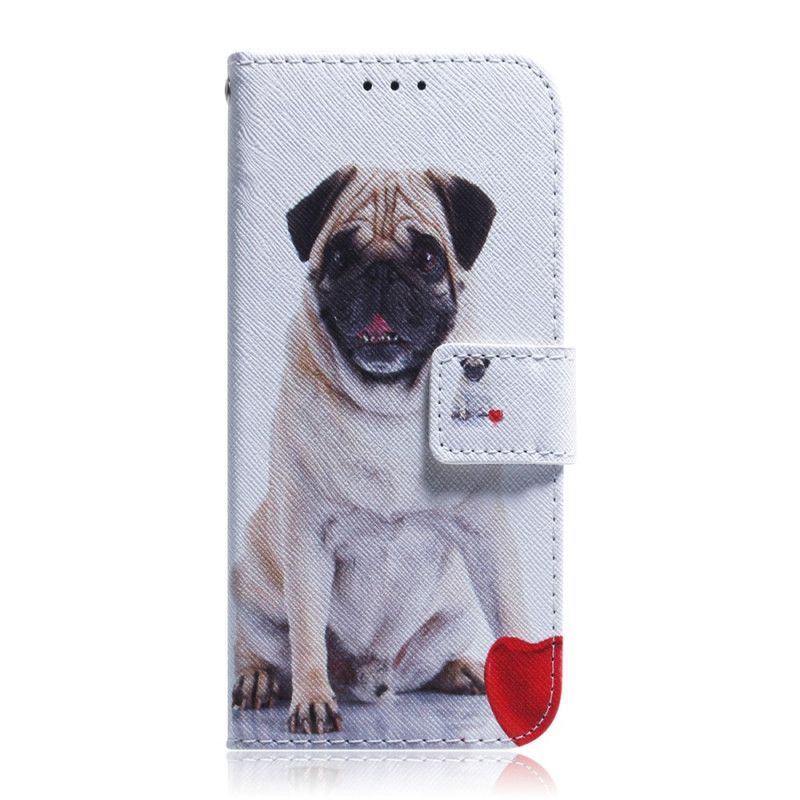 Folio Deksel for Xiaomi Redmi Note 9 Mopshund