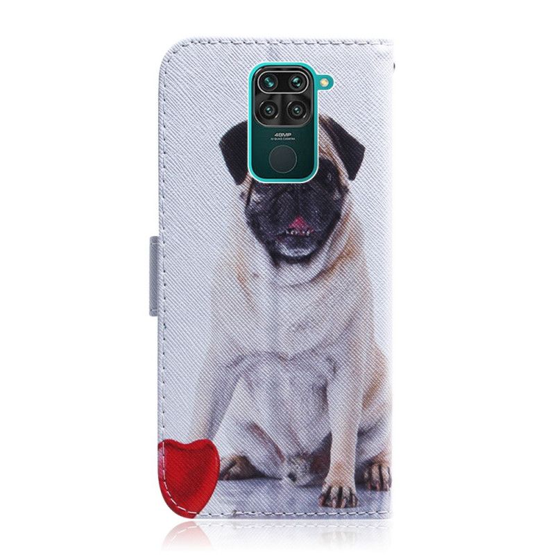 Folio Deksel for Xiaomi Redmi Note 9 Mopshund