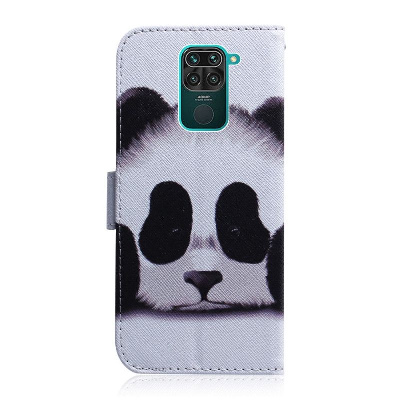 Folio Deksel for Xiaomi Redmi Note 9 Panda Ansikt