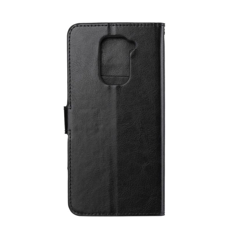 Folio Deksel for Xiaomi Redmi Note 9 Svart Ekstrem Slank Skinneffekt