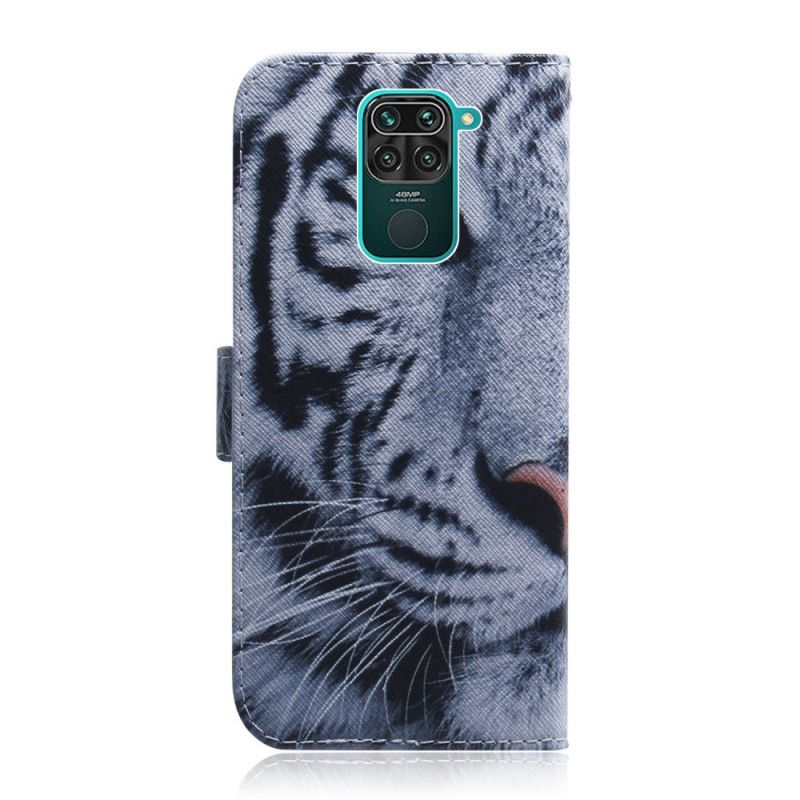 Folio Deksel for Xiaomi Redmi Note 9 Tigeransikt