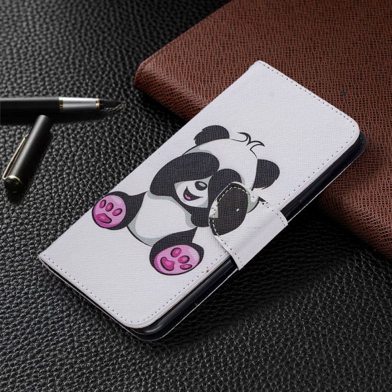 Folio Deksel Xiaomi Redmi Note 9 Morsom Panda Beskyttelse