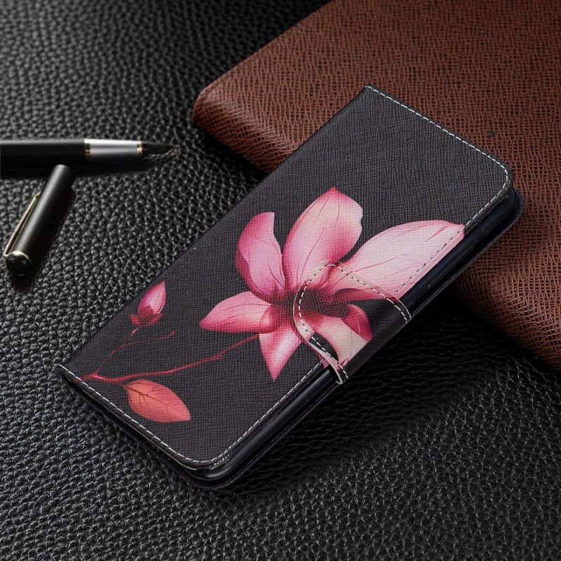 Folio Deksel Xiaomi Redmi Note 9 Rosa Blomst