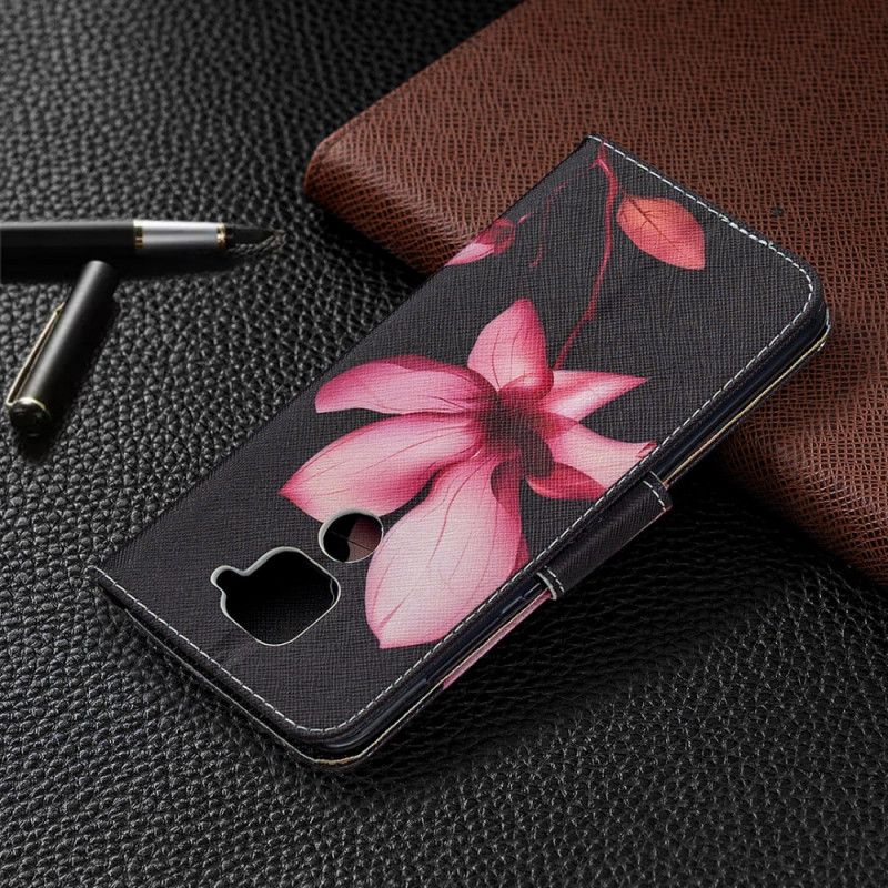 Folio Deksel Xiaomi Redmi Note 9 Rosa Blomst