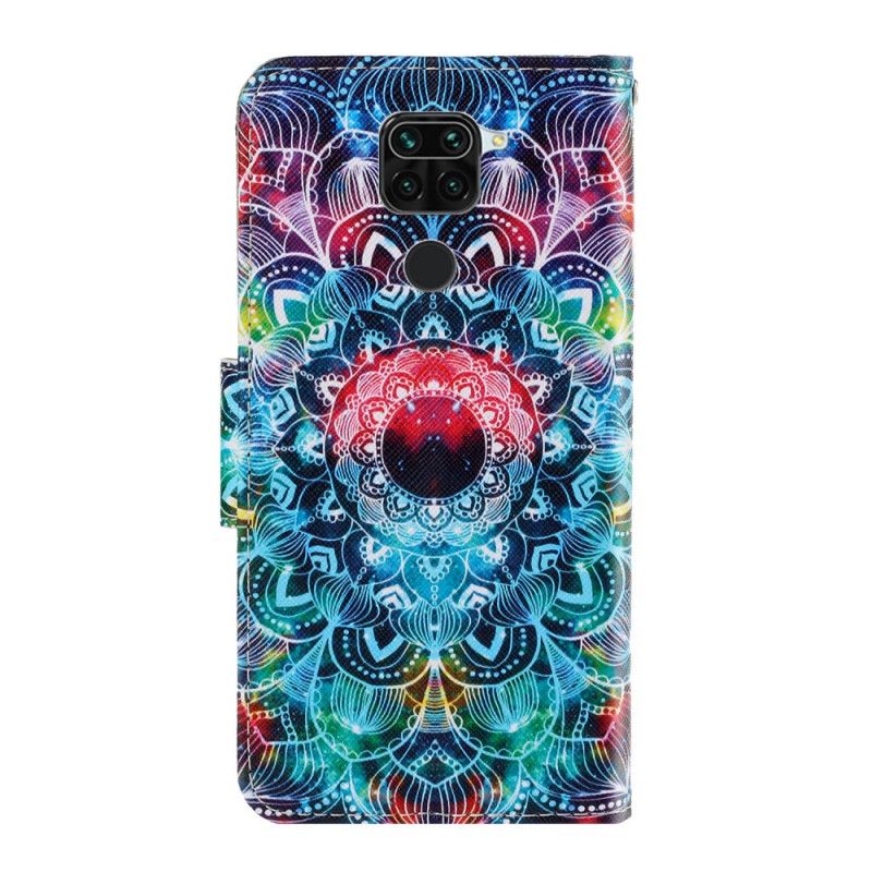 Lærdeksel Folio Deksel Xiaomi Redmi Note 9 Prangende Tanga Mandala