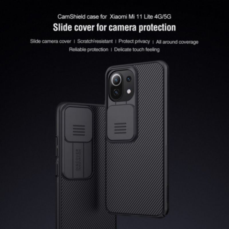 Deksel Til Xiaomi Mi 11 Lite 5g Ne / Mi 11 Lite 4g / 5g Camshield Nillkin