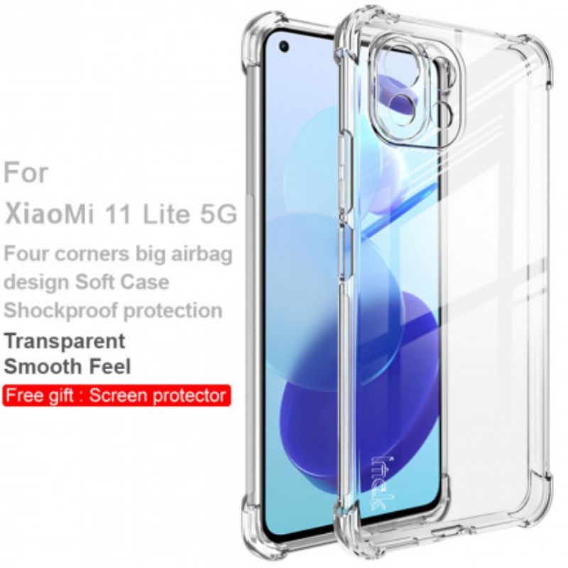 Deksel Xiaomi Mi 11 Lite 5g Ne / Mi 11 Lite 4g / 5g Transparent Silky Imak