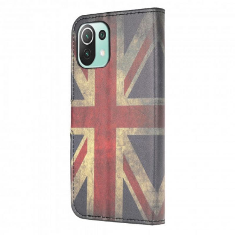 Folio Deksel Til Xiaomi Mi 11 Lite 5g Ne / Mi 11 Lite 4g / 5g Flag England