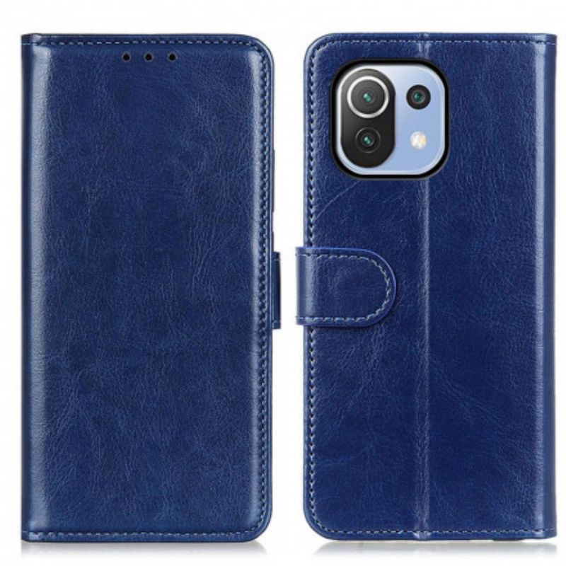 Folio Deksel Xiaomi Mi 11 Lite 5g Ne / Mi 11 Lite 4g / 5g Faux Leather Finesse