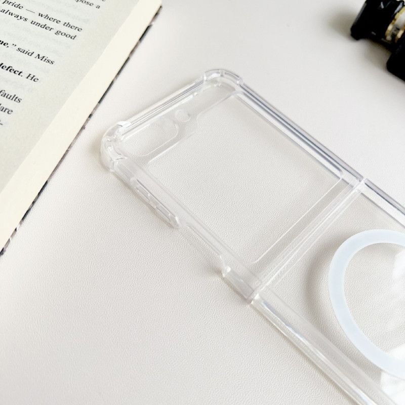 Deksel Samsung Galaxy Z Flip 5 Transparent Magsafe-kompatibel